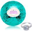 Bath Bomb with Surprise Ring Inside Mermaid Daydream Extra Large 10 oz. Made in USA (Suprise)