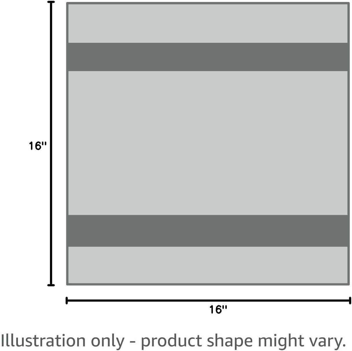 POLYTE Microfiber Cleaning Towel (16x16, 12 Pack Professional, Blue,Camel,Gray)