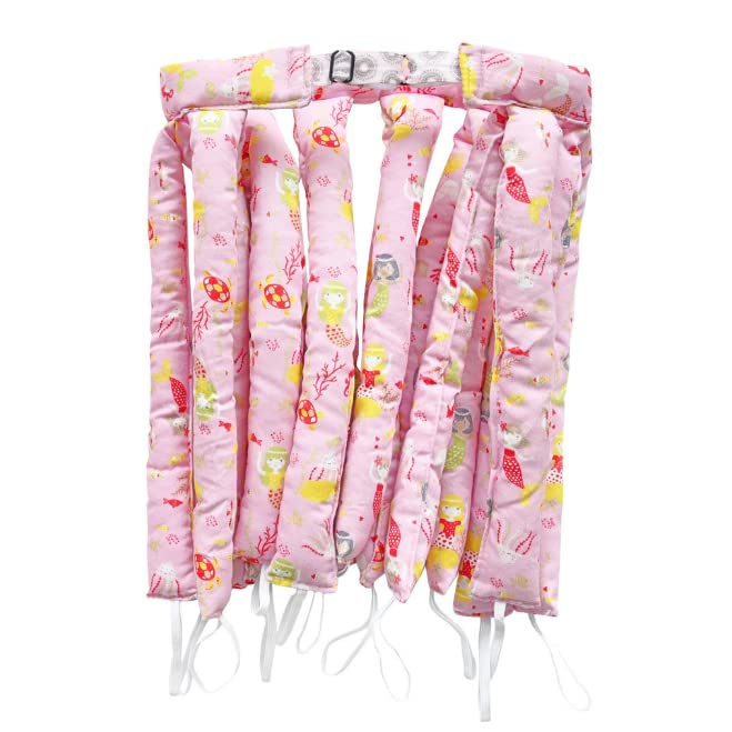 Octocurl Heatless Curls Headband - Hair Curlers to Sleep In - Heatless Curlers for Medium Length Hair (Cotton - Kids)