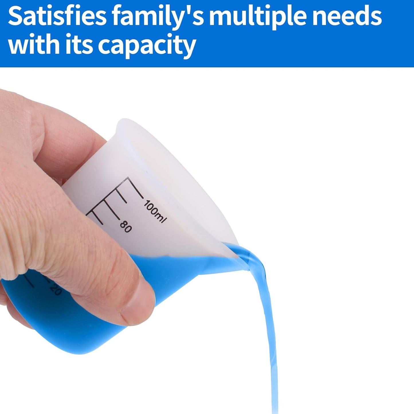 Laundry detergent cup,silicone laundry detergent measuring cup,washable laundry measuring cup for liquid detergent,2pcs cup measuring cup,No More Mess or Leaks