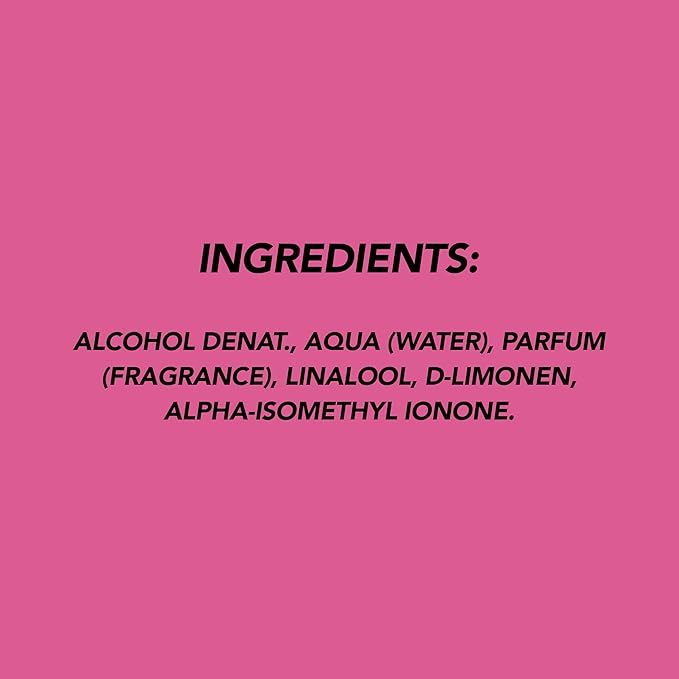 HOLLER AND GLOW Bondi Blush Pink Dragonfruit Body & Hair Mist, Body Spray For Women, Hair Perfume For Women, Jasmine, Amber Scented, Floral & Tropical Fragrance Notes, 8.11 Fl Oz