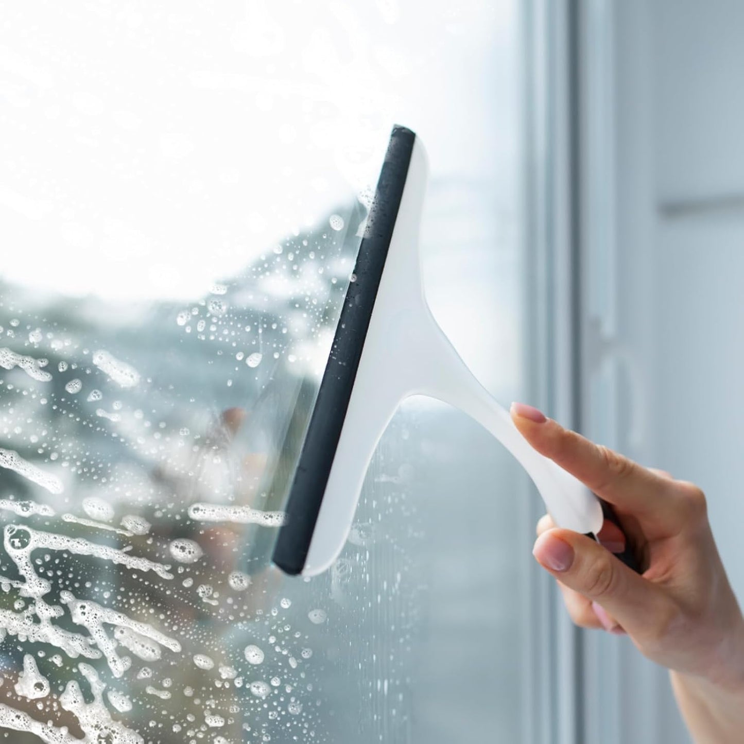 3 Rolls Squeegee Replacement Rubber Blades 41 Inch Silicone Black Blade for Glass Cleaning, Windows, Shower Doors - Scrubber Refill Head