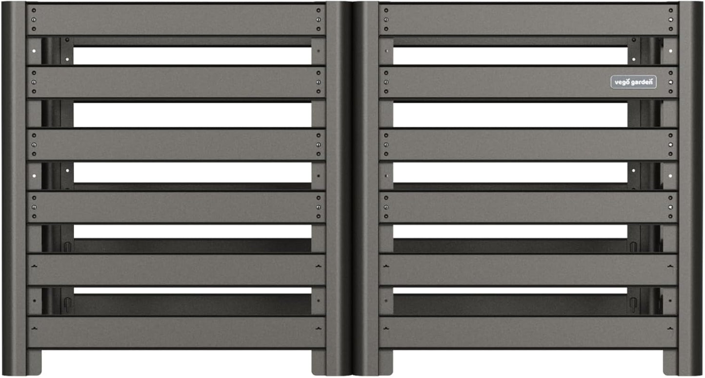 Vego Garden 32" Tall Modular Compost Bin 60" x 30" x 32"