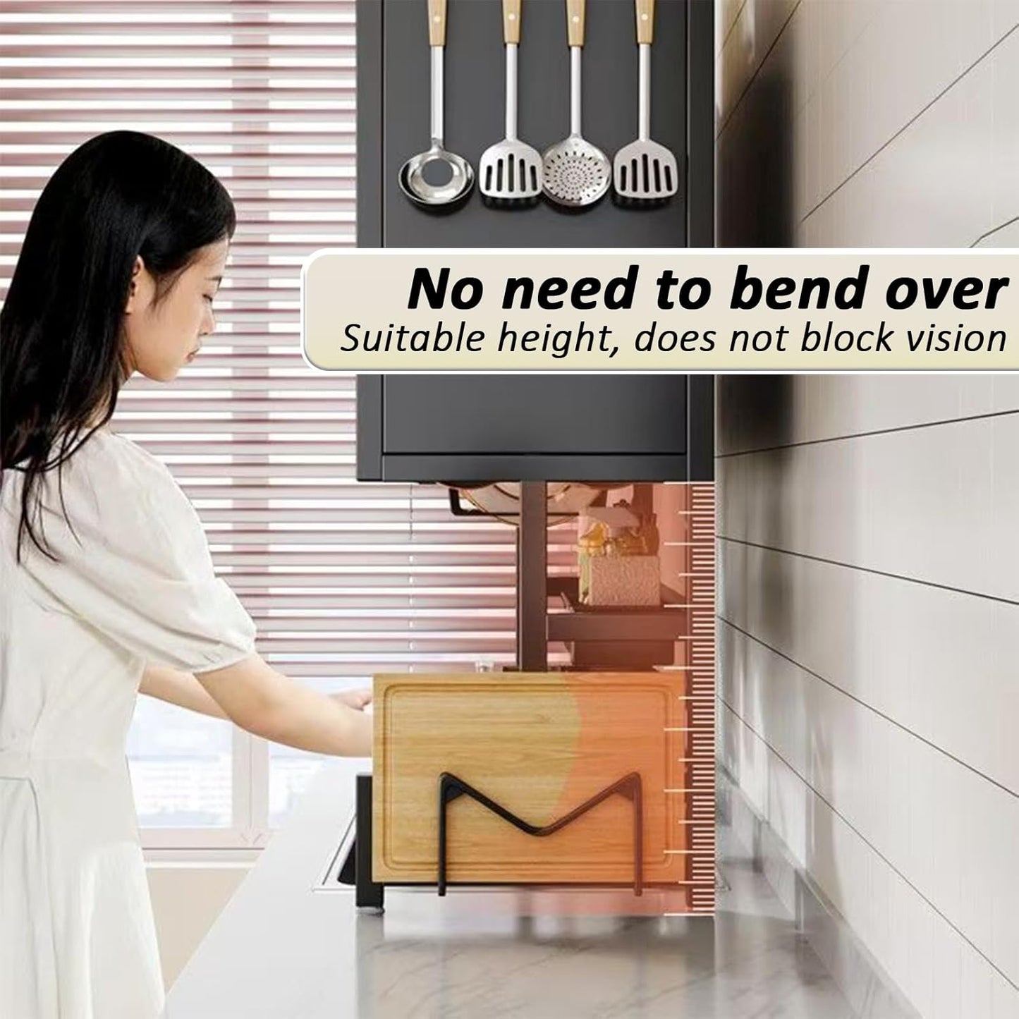 Dish Drying Rack 4 Tiers with Cover, Keep Kitchen Sink Shlef Organized Space-Saving Dish Drying Rack, for Dishes, Glasses, Bowls, Cutlery (black, W-29.5)