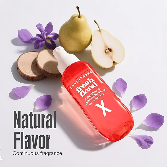 Perfume - No.10,Body Spray For Women(Eau De Perfum) Hair & Body Fragrance Mist(Juicy Pear +Pink Violet +White Cedarwood) Perfumes For Women(3 fl oz)