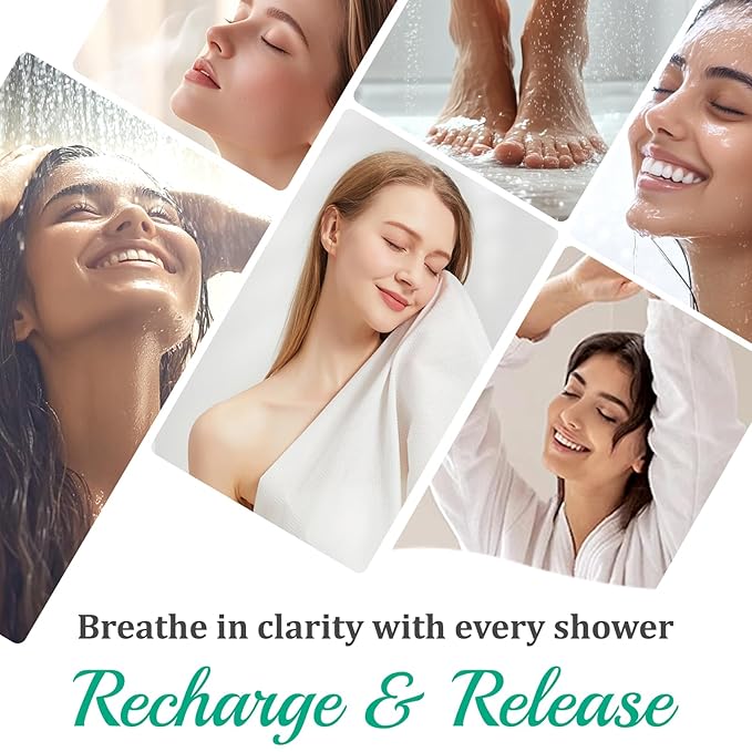 Eucalyptus Mint Shower Steamers Aromatherapy 18 Pack - Includes Easy Opener, Eucalyptus for Shower, Stocking Stuffers, Christmas Gifts & Birthday Gifts for Women, White Elephant Gifts for Adults