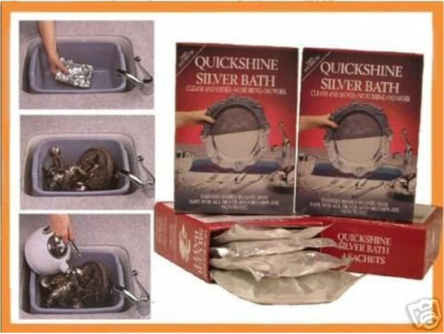 Quickshine Silver Clean And Shine Bath