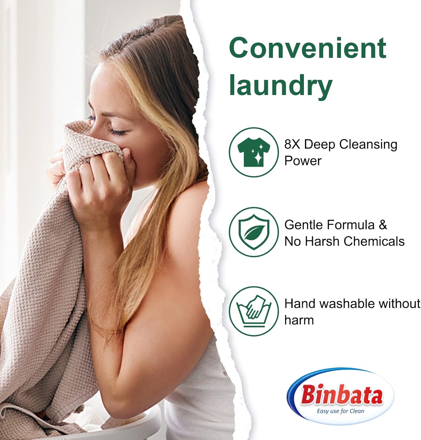 Laundry Detergent Sheets - Up To 128 Loads, Hypoallergenic, Eco-Friendly Forest Scent, Biodegradable, Plastic Free, Liquidless Laundry Sheets Suitable for Sensitive Skin