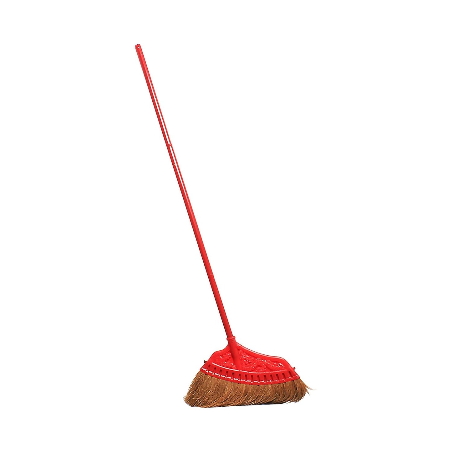 Thunder Group PLSP001 Broom, Natural Coconut bristles, Standard Color
