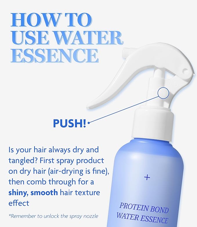 HAIR PLUS Protein Bond Water Essence for Hair 200ml | Hair Serum for Frizzy and Damaged Hair Scalp Serum Frizz Control Hair Care Products | Hair Regrowth Essence Intensive Spray Korean Hair Essence