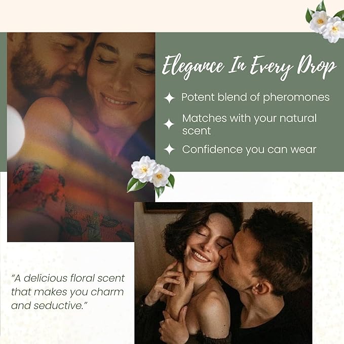 Hair Perfume, Heavy Cream Hair Perfume for Women Long Lasting Pheromone Body Spray Oil Mist Deodorizer Refresher, Milk Chamomile Jasmine Portable Hydrate Shine, Alcohol Free Light Parfum, 50 ML