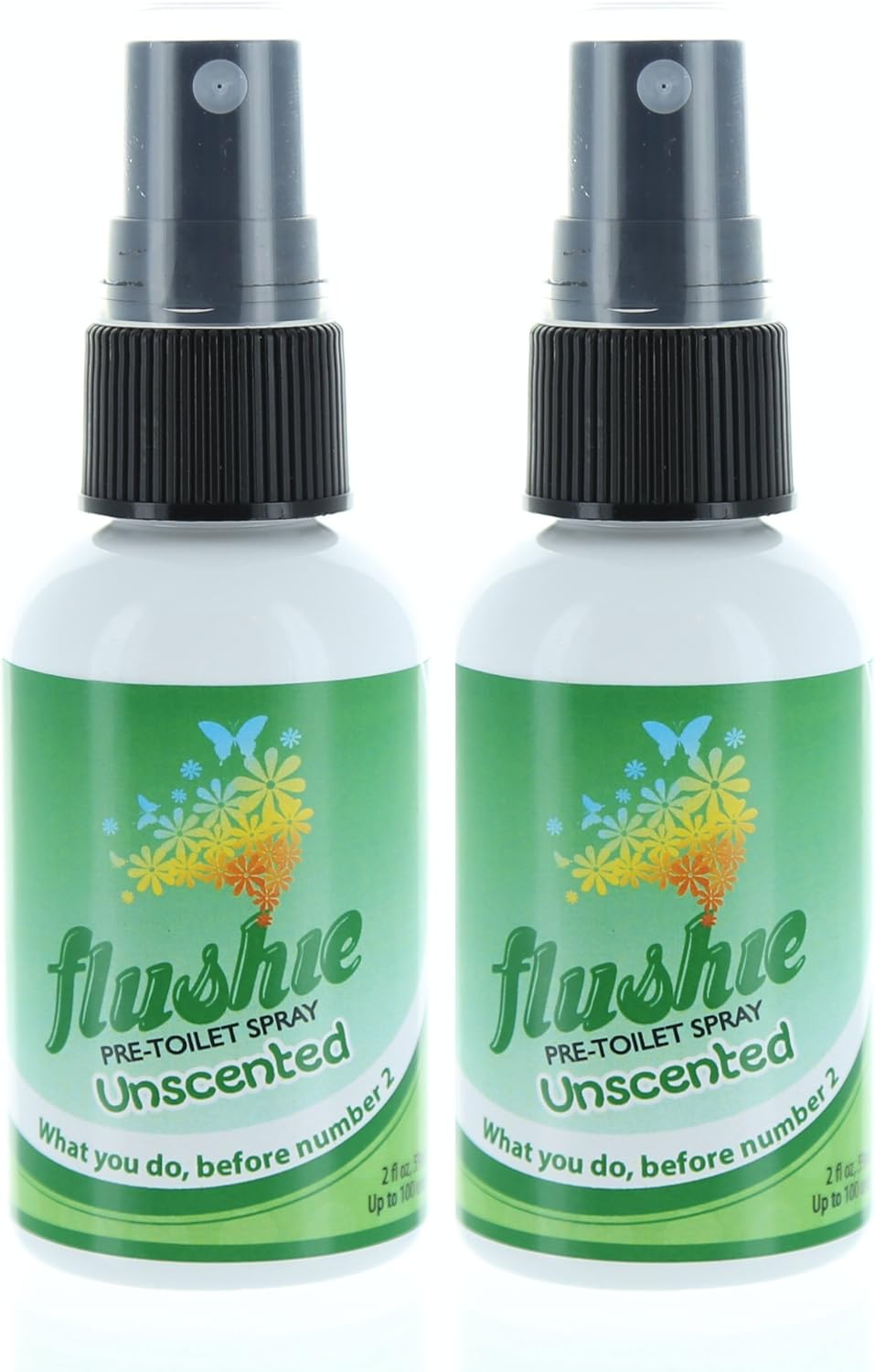 Flushie Pre-Toilet Spray for Travel - Toilet Deodorizer & Poop Odor Eliminator
