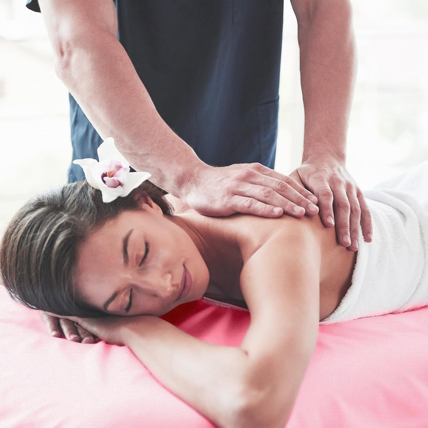 300 Pcs 31" x 71" Massage Table Sheets Waterproof Disposable Bed Sheets Soft Non Woven Fabric Tattoo Breathable Spa Bed Cover for Esthetician Beauty Salon Chair Hotel, Pink