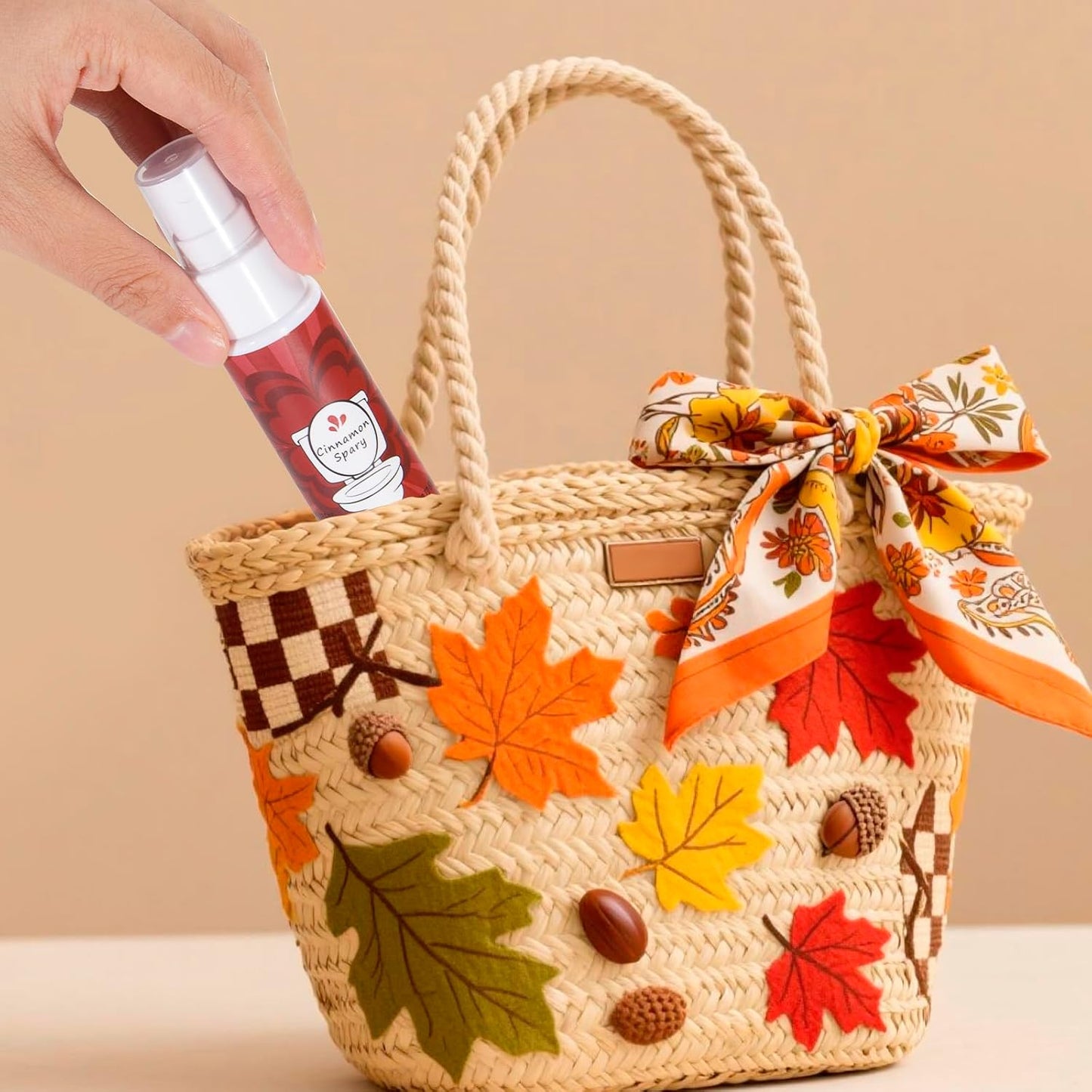 Toilet Spray for Poop 3 Pack, Travel Size Variety, Bathroom Odor Eliminator - Pumpkin Lemon Cinnamon