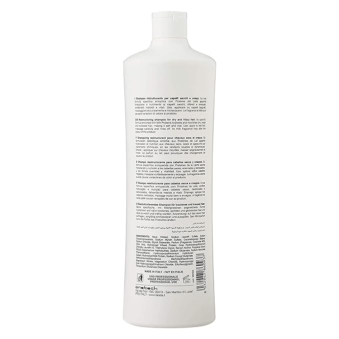 Restructuring Hair Shampoo for Women & Men - Moisturizing Shampoo for Dry Hair Enriched with Milk Protein - Repairing, Nourishing, Anti-Frizz Formula for Dry & Brittle Strands (33.8 Fl oz)