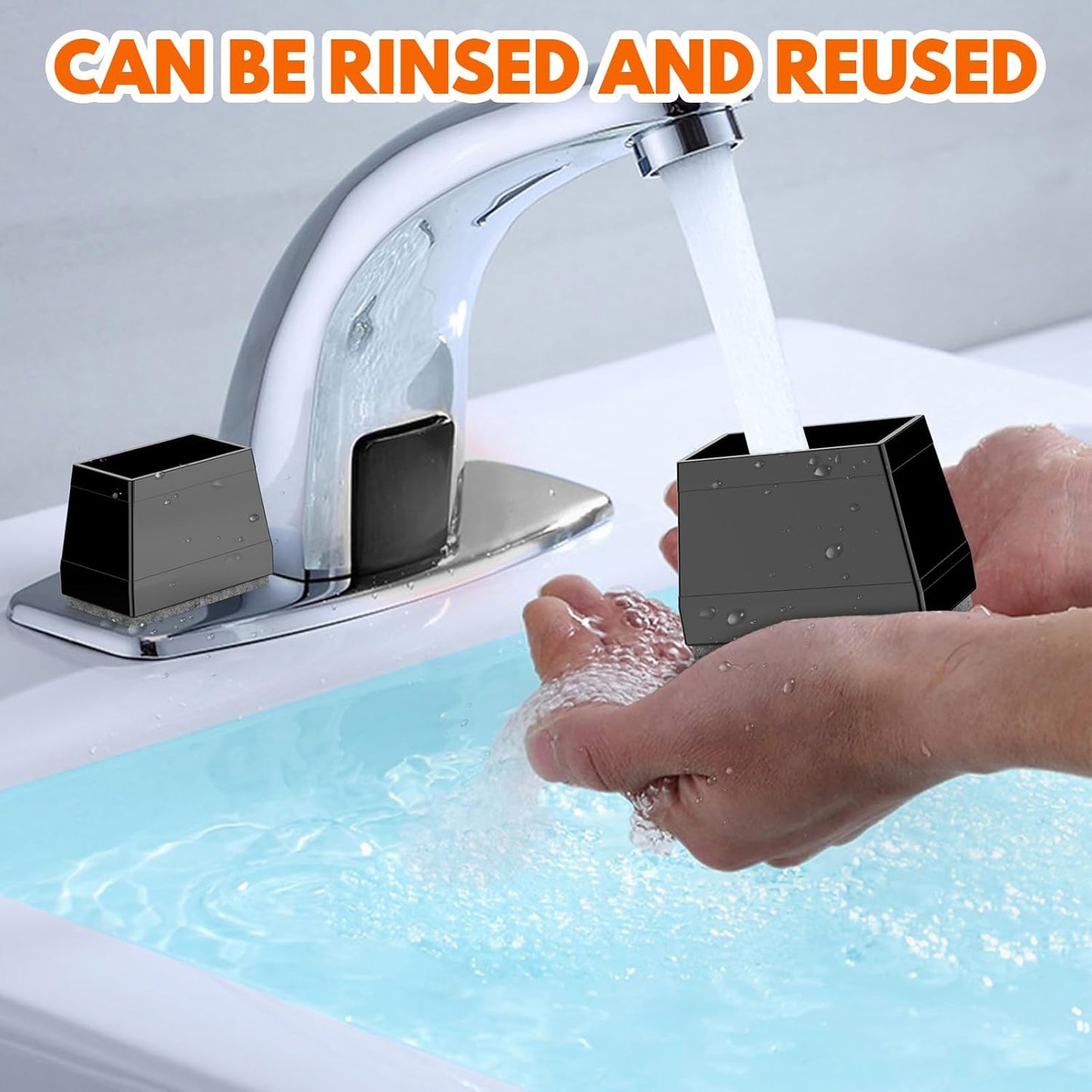 Rectangle Chair Leg Protectors for Hardwood Floors,16 PCS Silicone Covers to Protect Wood Tile Floors Felt Pads Furniture Leg Caps Reduce Noise. Easy to Move.(Black,2 x 4 Inch,Rectangular)