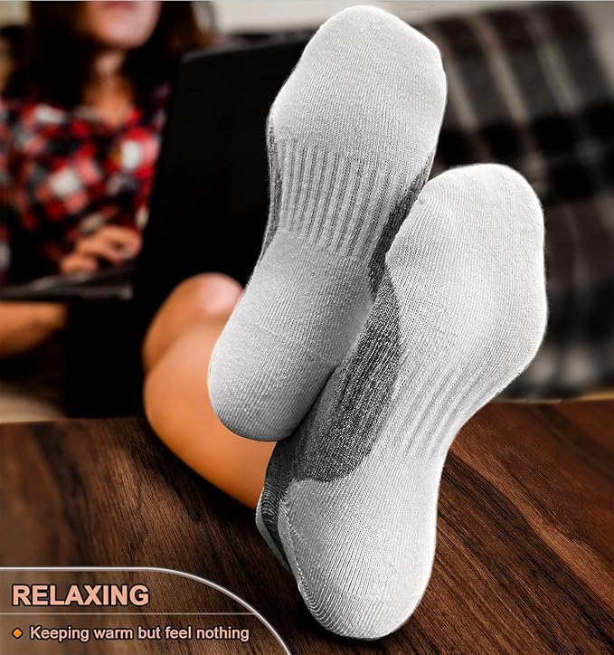BULLIANT Men Running Socks 6Pairs-Ankle Athletic Socks Wicking Cushioned for Men Walking-Arch Compression Support