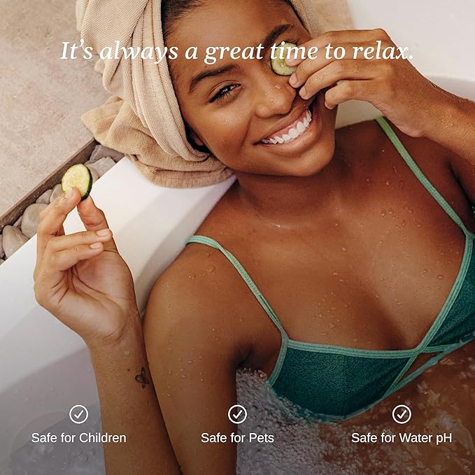 Relax Spa & Bath, Epsom & Dead Sea Salts, Aromatherapy Bath Soak for Hot Tub, Bath or Spa, Green Tea Scent