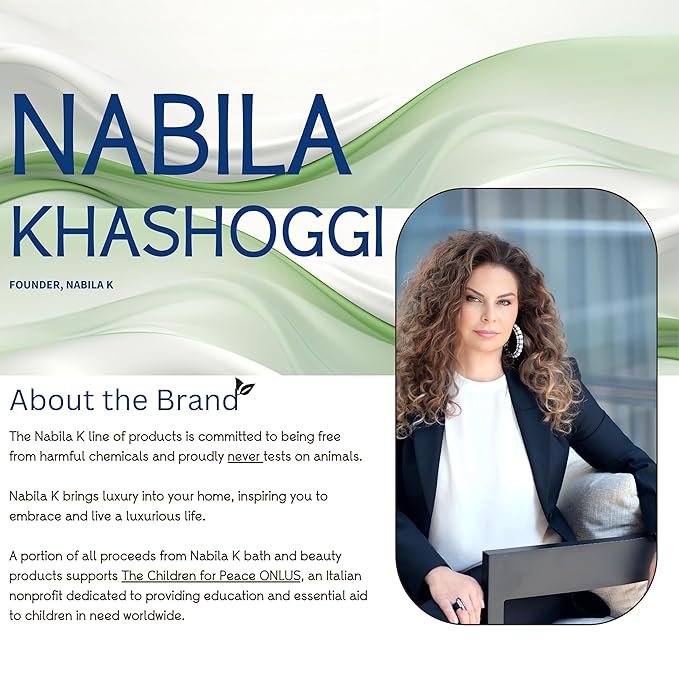 Assorted Bubble Bath Collection (Set of 5) by Nabila K - Forest Experience, Sunshine Zest, Rose Garden, Sweet Surrender, Heart of Provence - Essential Oils with Natural Ingredients - 16 oz