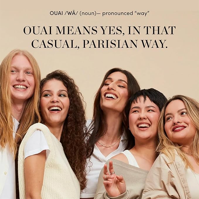 OUAI Hair Oil Travel Size - Hair Heat Protectant Oil for Frizz Control - Adds Shine and Smooths Split Ends - Color Safe Formula - Paraben, Phthalate and Sulfate Free (0.45 oz)