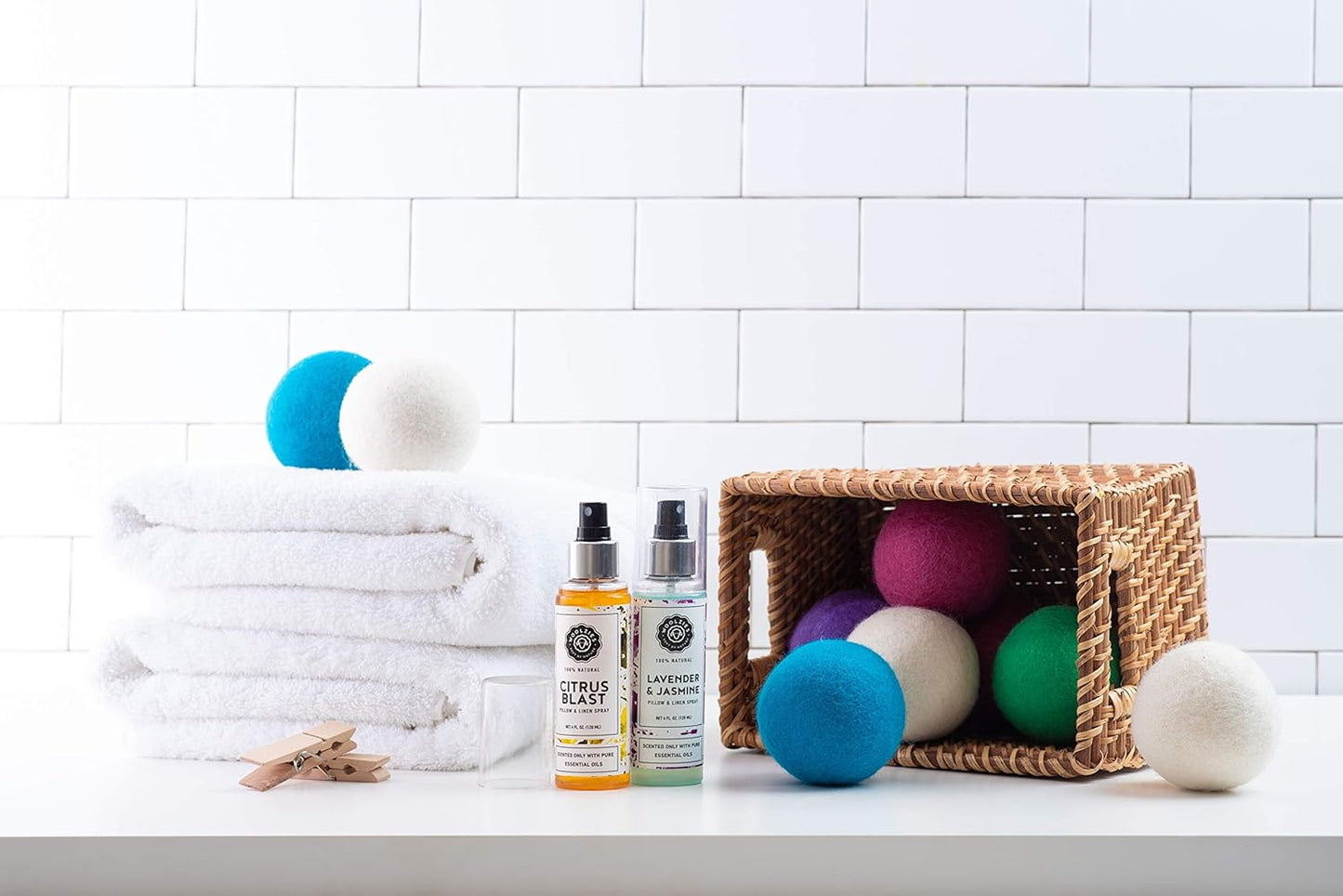 Woolzies Wool Dryer Balls (Pink)