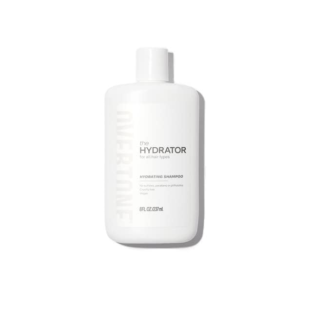 Overtone The Hydrator Moisturizing Shampoo – 8 oz Sulfate-Free, Vegan Hair Cleanser for All Hair Types – Deep Hydration & Frizz Control – Nourishing Daily Shampoo for Dry, Damaged & Color-Treated Hair