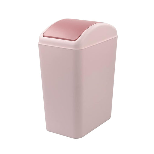 4.5 Gallon Pink Plastic Waste Can, Kitchen Garbage Can with Swing Lid, 1 Pack