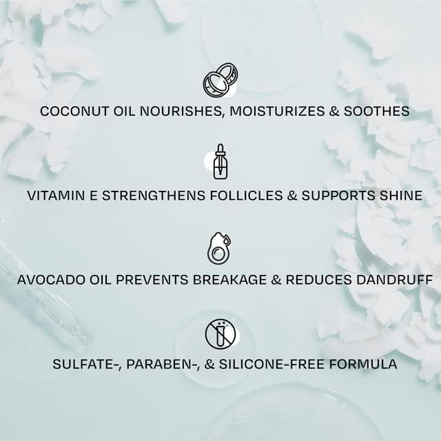 Overtone The Hydrator Moisturizing Shampoo – 8 oz Sulfate-Free, Vegan Hair Cleanser for All Hair Types – Deep Hydration & Frizz Control – Nourishing Daily Shampoo for Dry, Damaged & Color-Treated Hair