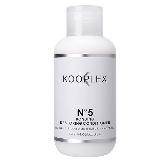 No.5 Bond Restoring Conditioner – Deep Hydration & Fiber Repair with Argan Oil, Wheat Protein & Keratin | Smooth, Strengthen & Protect Color-Treated Hair 4.06 fl oz /120 ml