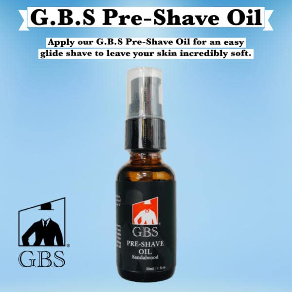 G.B.S Shaving Kit for Men with Safety Razor, Sandalwood Shaving Cream, Men’s aftershave, Pre-Shave Oil, Shaving Brush