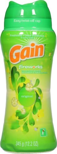 Gain Fireworks In-Wash Scent Booster Beads, Original, 12.2 oz (Pack of 3)