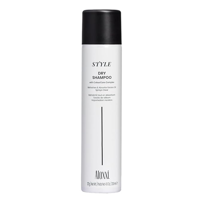 ALOXXI Dry Shampoo Invisible Formula for All Hair Colors with Green Apple and Herb Scent, 4.5 Oz