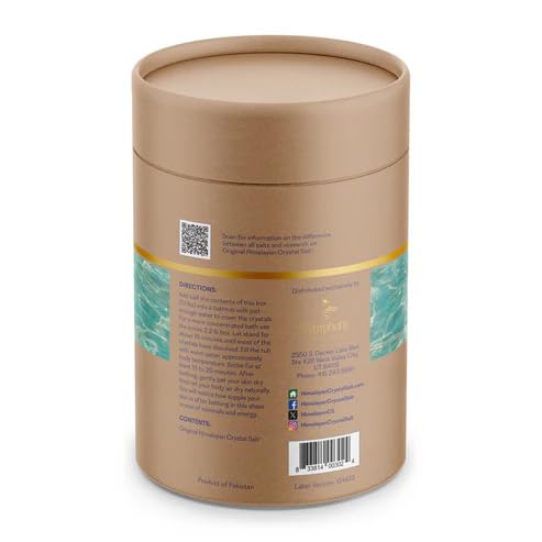 Original Himalayan Bath Salts – Crystal Salt for Hydration, Detox and Relaxation Bathing