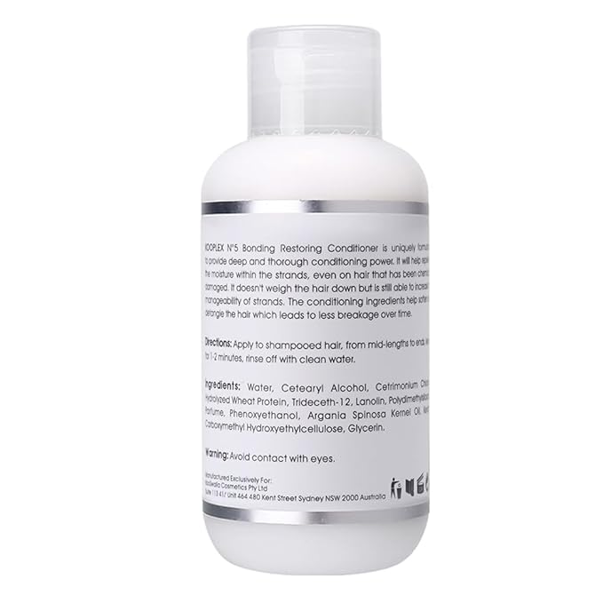 No.5 Bond Restoring Conditioner – Deep Hydration & Fiber Repair with Argan Oil, Wheat Protein & Keratin | Smooth, Strengthen & Protect Color-Treated Hair 4.06 fl oz /120 ml