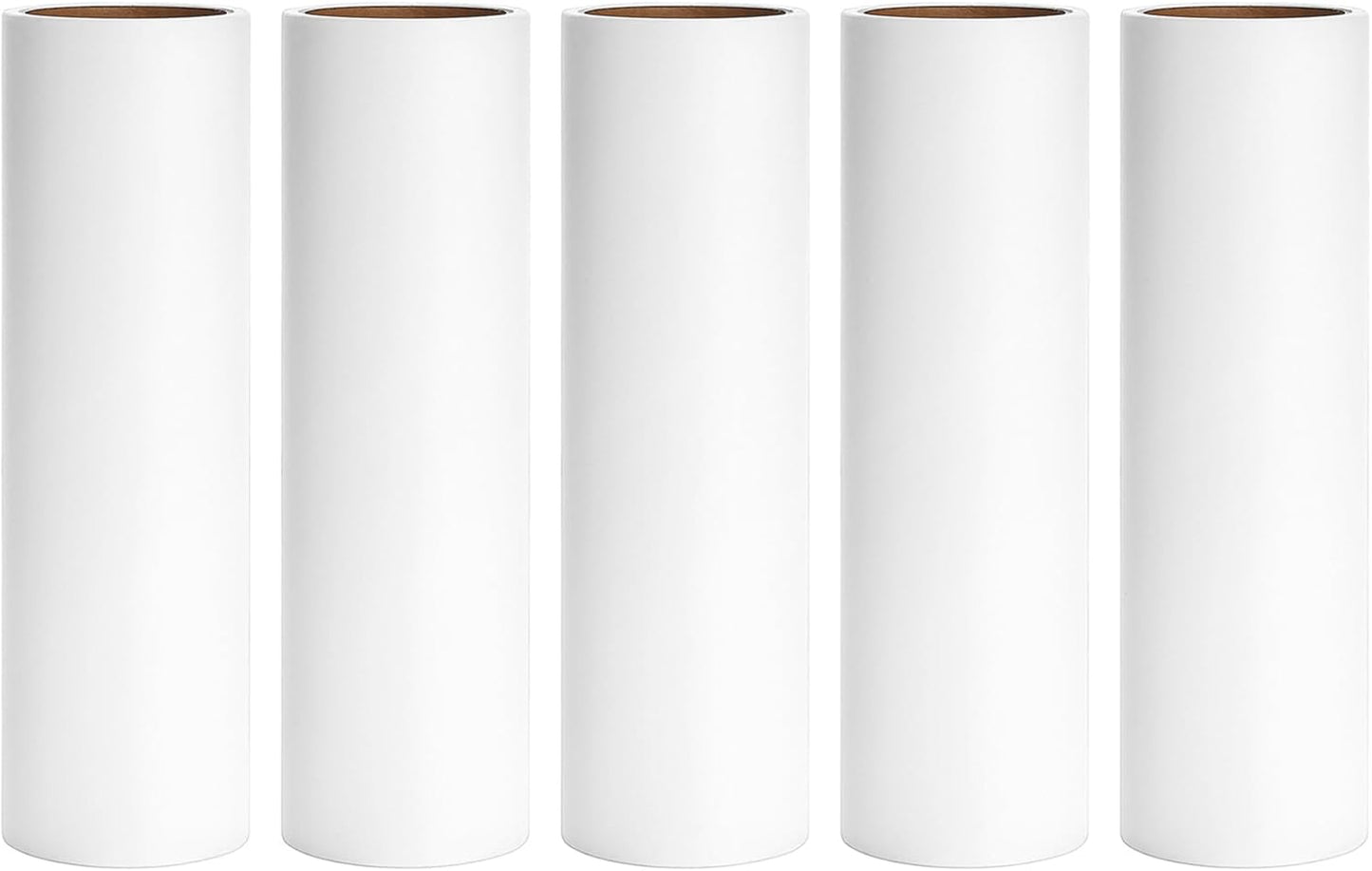 6.3 inch Lint Roller Refills for 6.3'' Large Lint Rollers for Pet Hair Extra Sticky Lint Remover Roller Replacement 60 Sheets per Refill Pack of 5 Rolls 300 Sheets Total