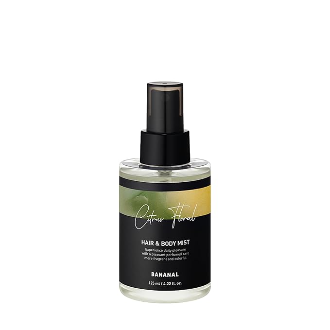 Korean Hair & Body Mist – Botanical Waters & 17 Amino Acids – Sulfate, Paraben & Silicone-Free – Citrus Floral, 125ml / 4.22 fl oz