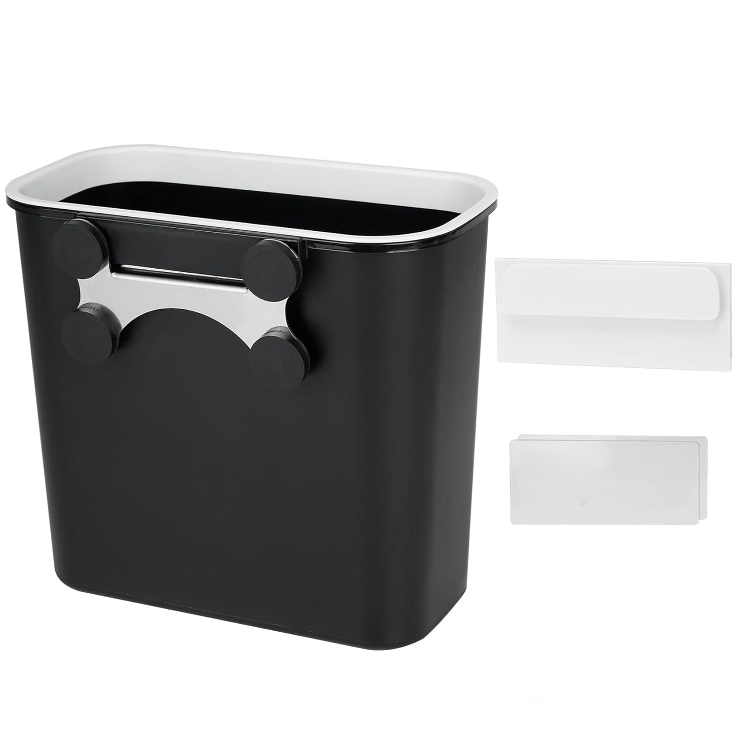 Skyflame 2.1 Gallon Magnetic Garbage Can, BBQ Grills Utensils Organizer Holder, Wall-Mounted Hanging Trash Bin for Kitchen, Cabinet, Door, Bedroom, Bathroom, Camping