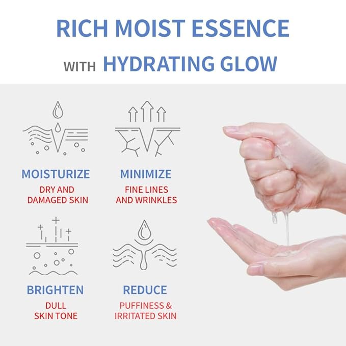 Hydrating Sheet Mask Starter Kit Variety Pack for Skin Care, Dry, Ance, Sensitive Skin, Korean Vegan Facial Sheet Mask for Men & Women, Collagen, Cica, Ceramide, Hyaluron, Retinol 5EA