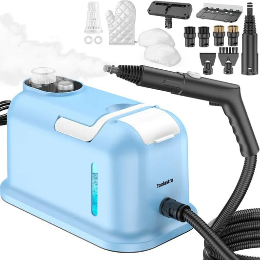 60.87oz Heavy Duty Steam Cleaner 10s Rapid Heating Handheld Steam Cleaner for Home, Steamer for Cleaning for Home, Car, Grout, Tile, Floor, Dirt