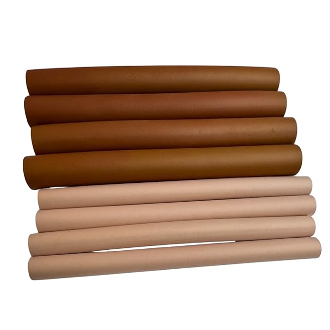 My Beauty Spot Flexi Rods Foam Hair Rollers -1/2" 5/8" 3/4" 1" Diameter- Professional Salon Quality 18 Pcs Rubber Hair Rollers for Long, Medium, and Short Hair, Hair Curlers to Sleep in for Women