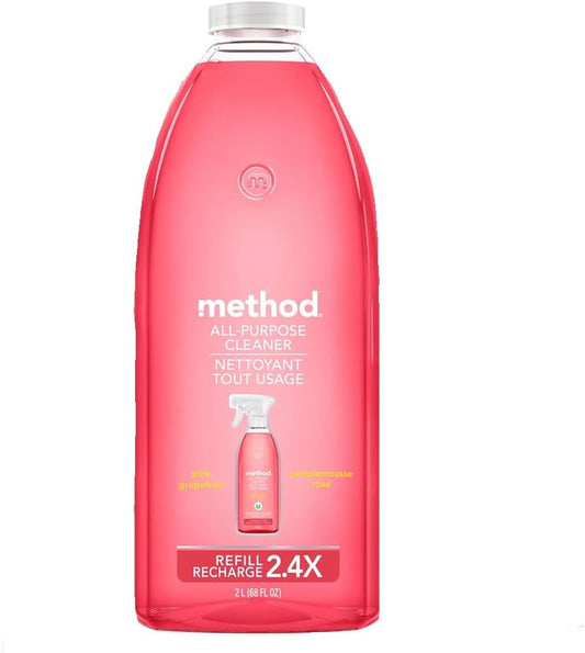 Method All-Purpose Cleaner Refill, Pink Grapefruit, 68 Fl Oz