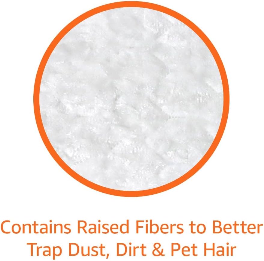 Amazon Basics Heavy Duty Dry Sweeping Cloths to Clean Dust, Dirt, Pet Hair, Fits Swiffer Sweeper Mop Heads, 44 Count (Pack of 1)