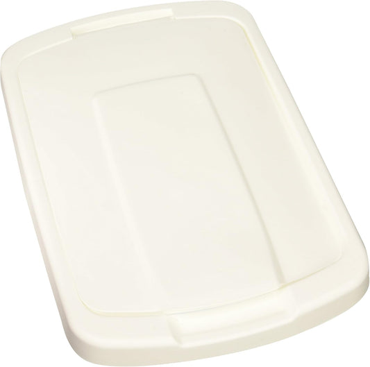 Knape & Vogt QT35LB-WH Trash Can Lid, 1.31-Inch by 14.5-Inch by 9.56-Inch,White