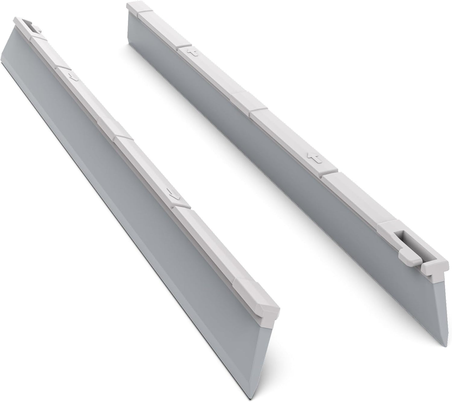 KOLLIEE 61" Replacement Rubber Squeegee Broom Blade 2 Pcs Window Squeegee Blade Cleaning Supplies