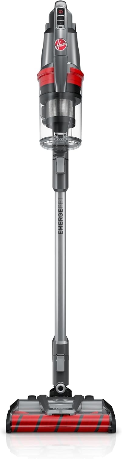 Hoover ONEPWR WindTunnel Emerge Pet+ Cordless Stick Vacuum Cleaner, Lightweight Stick Vac, Powerful and Quiet Cleaning, Self Standing, No Wall Mount Required, Cordless Vacuum Cleaners for Home Use
