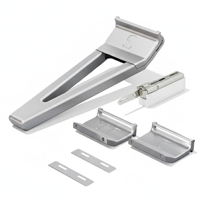 HYPE X1 Safety Razor Custom Pro Set - Magnetic Comfort (C), Sensitive (S) & Ultra-Close (UC) Shave Settings, 20 Non-Proprietary Blades - Single Blade Gentle Shaving Razors For Men and Women - Silver