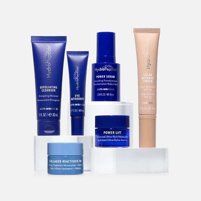 HydroPeptide Age Reversal Regimen Face Bundle Daily Skincare Travel Essentials Kit