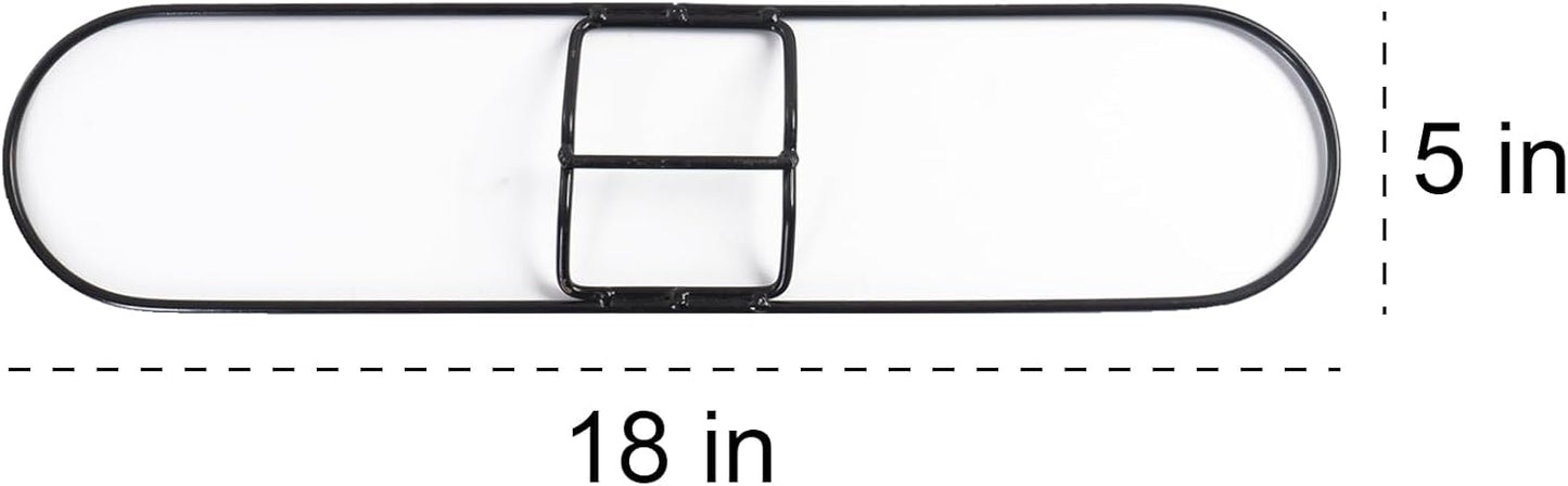 Matthew Cleaning Universal Commercial Clip-on Wire Industries Dust Mop Frame, 18 inch ( Pack of 3) Sold Seperately,Perfect for Floor Cleaning Home/Office/Lobby/Bathroom/Kitchen/Janitor