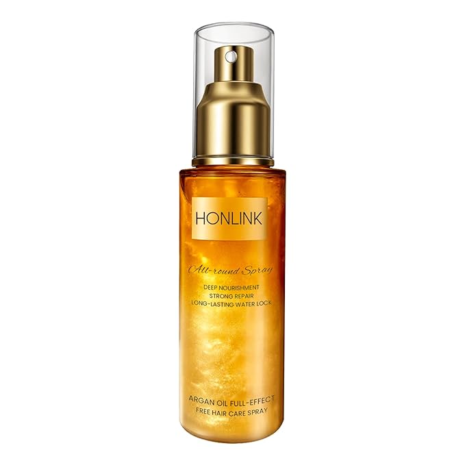 Argan Oil Multi-Purpose Hair Care Spray, Lightweight Leave-In Treatment with Vitamin E, Perfume Scent, Paraben & Sulfate Free, 3.04 Fl Oz