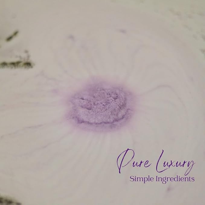 EvolutionUSA Lavender Dreams Bath Bombs for Women, 12 Organic Flower Bath Bombs, Soft Lavender Bath Bombs, Womens Bath Bombs Gift, Lush Bath Bombs for Girls, Relaxing Bathbombs, Bath Balls